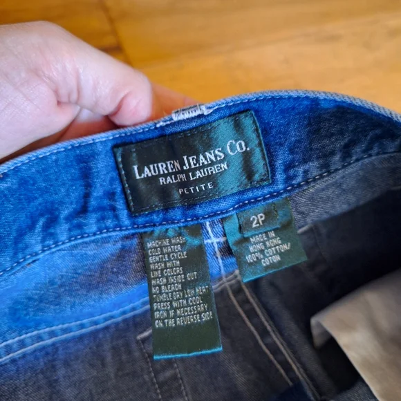 Vintage Petite Ralph Lauren cropped jeans P2 - Picture 5 of 5